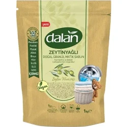 Dalan Zeytinyağlı Doğal Granül Matik Sabun Zeytin Mucizesi 1000 Gr - Dalan