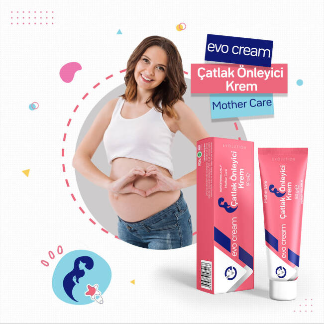 EVO CREAM Mother Care Çatlak Önleyici Krem 50g - 2