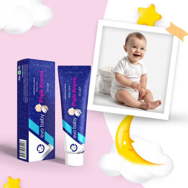 EVOBABY Baby Care Pişik Kremi 50g - 7