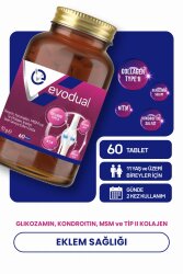 EVODUAL (Glikozamin, Kondroitin, MSM ve T İP II Kollajen İçeren Tablet Takviye Edici Gıda) - EVOPHARMA