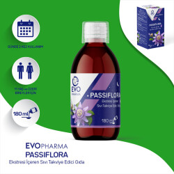 Evopharma Passiflora Ekstresi İçeren Sıvı Takviye Edici Gıda 180 ML - 1