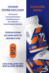 Evopharma Vitamin B12 İçeren Çiğneme Tableti Takviye Edici Gıda 30 Tablet - 6