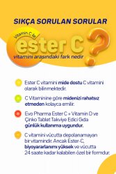 Evopharma Ester C Vitamin Ve Çinko İçeren Takviye Gıda 30 Tablet - 6