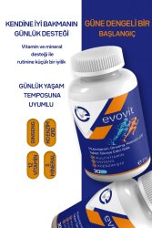 Evovit Multivitamin Ginseng Koenzim Q10 Takviye Edici Gıda 30 Tablet - 3