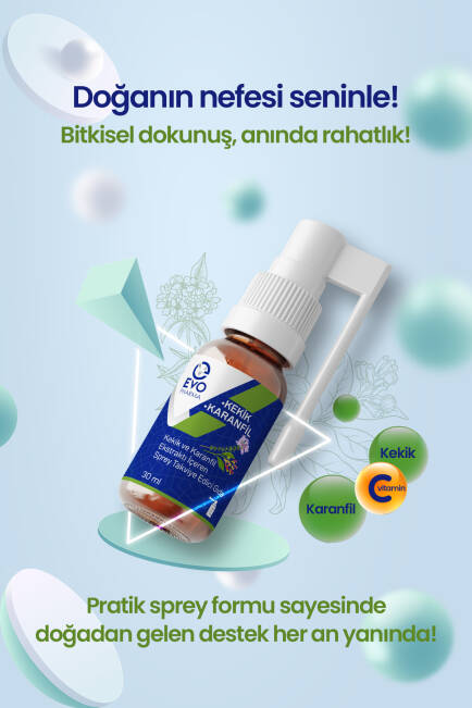 Evopharma Kekik Ve Karanfil Ekstraktı İçeren Sprey 30ml - 3