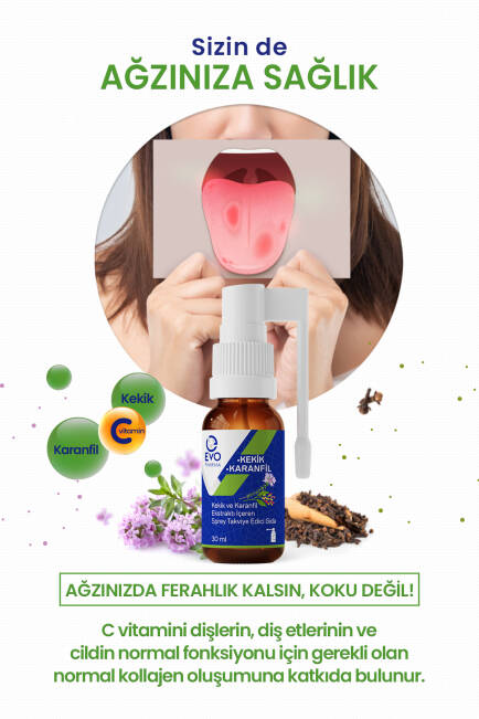 Evopharma Kekik Ve Karanfil Ekstraktı İçeren Sprey 30ml - 6