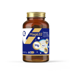 Mag632 Magnezyum, Vitamin B6 ve Vitamin D3K2 İçeren Kapsül Takviye Edici Gıda - 2