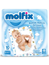 Molfix Bebek Bakım Örtüsü 60x60 10 Adet - Molfix