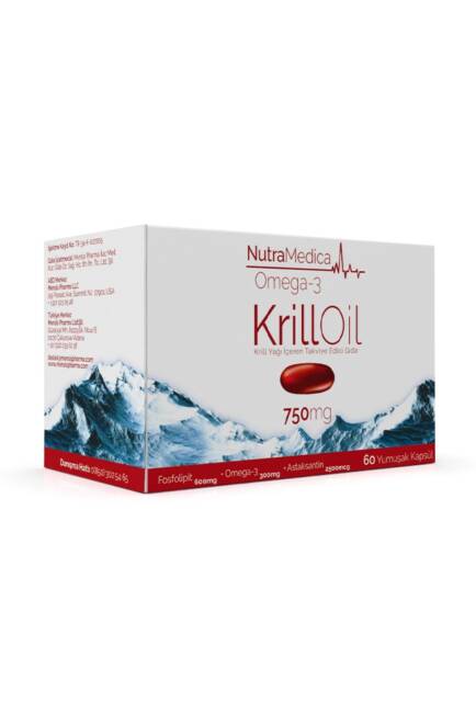 Nutramedica Omega-3 Krill Oil 750 mg 60 Kapsül - 1