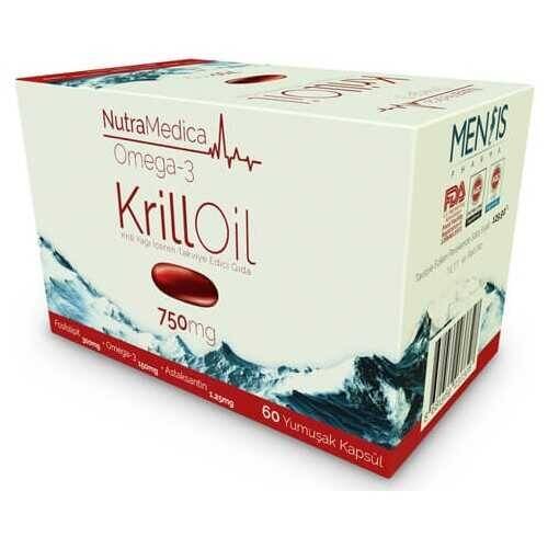 Nutramedica Omega-3 Krill Oil 750 mg 60 Kapsül - 1