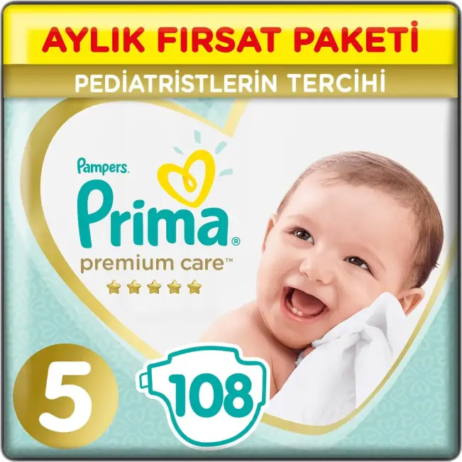 Prima Premium Care Aylık Fırsat Paketi 5 Beden 108 Adet - 1