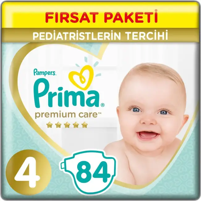 Prima Premium Care Bebek Bezi Fırsat Paketi 4 Beden 84 Adet - 1