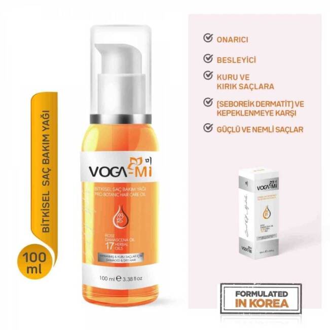 Vogami Dökülme Karşıtı-Bitkisel Saç Bakım Şampuanı + Bitkisel Saç Bakım Yağı - 2