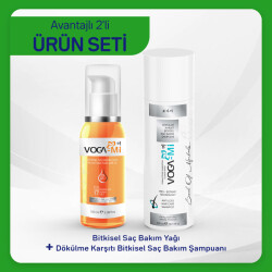 Vogami Dökülme Karşıtı-Bitkisel Saç Bakım Şampuanı + Bitkisel Saç Bakım Yağı - 1